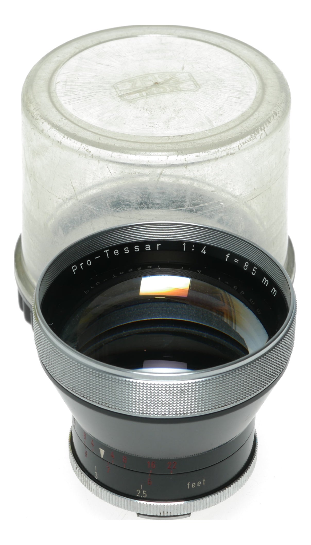 Carl Zeiss Tele-Pro-Tessar 85mm f/4 Vintage Camera Lens Made in Germany