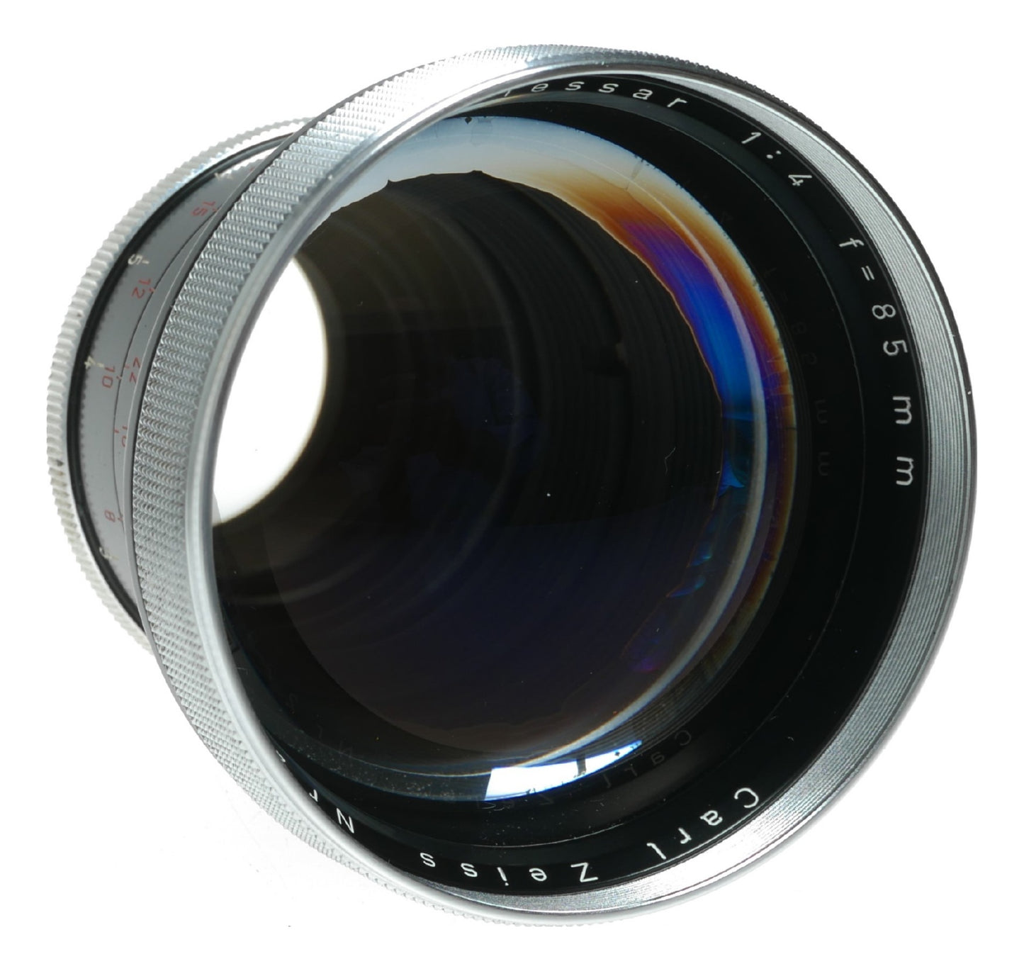 Carl Zeiss Tele-Pro-Tessar 85mm f/4 Vintage Camera Lens Made in Germany - View 9