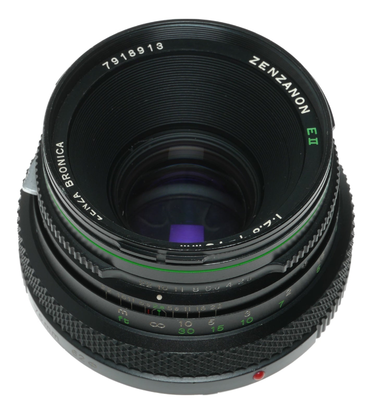 Zenza Bronica Zenzanon 75mm f/2.8 Vintage Medium Format Camera Lens - View 3