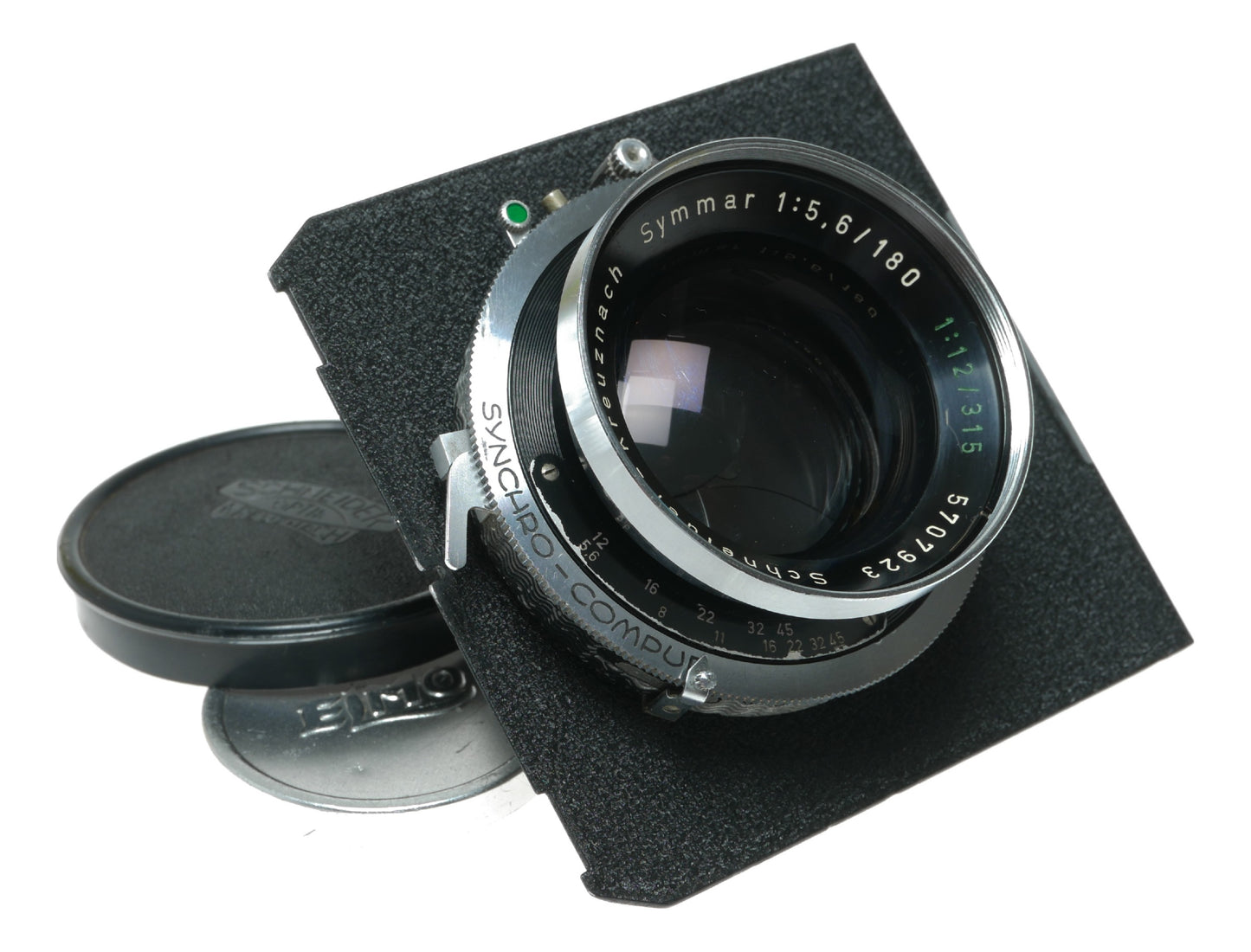 Schneider-Kreuznach Symmar 180mm f/5.6 Vintage Large Format Lens with Synchro-Compur Shutter