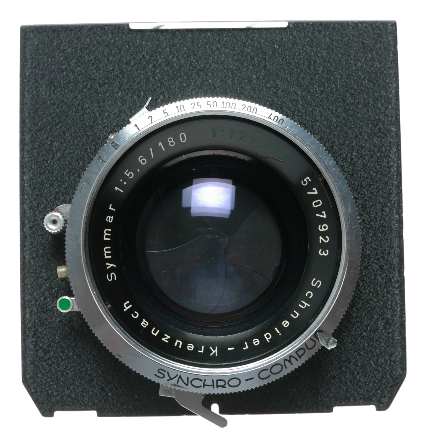 Schneider-Kreuznach Symmar 180mm f/5.6 Vintage Large Format Lens with Synchro-Compur Shutter - View 2