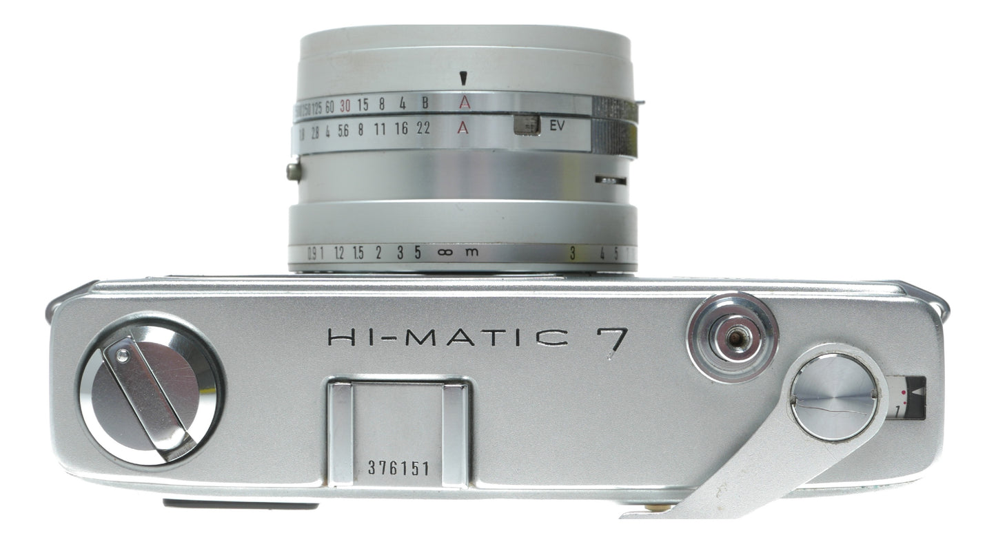 Minolta Hi-Matic 7 Vintage Rangefinder Camera with Minolta Rokkor 45mm f/1.8 Lens - View 4