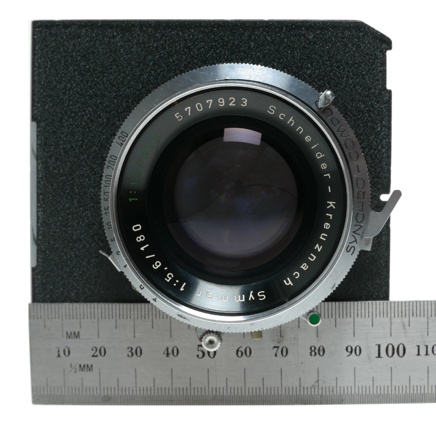 Schneider-Kreuznach Symmar 180mm f/5.6 Vintage Large Format Lens with Synchro-Compur Shutter - View 6