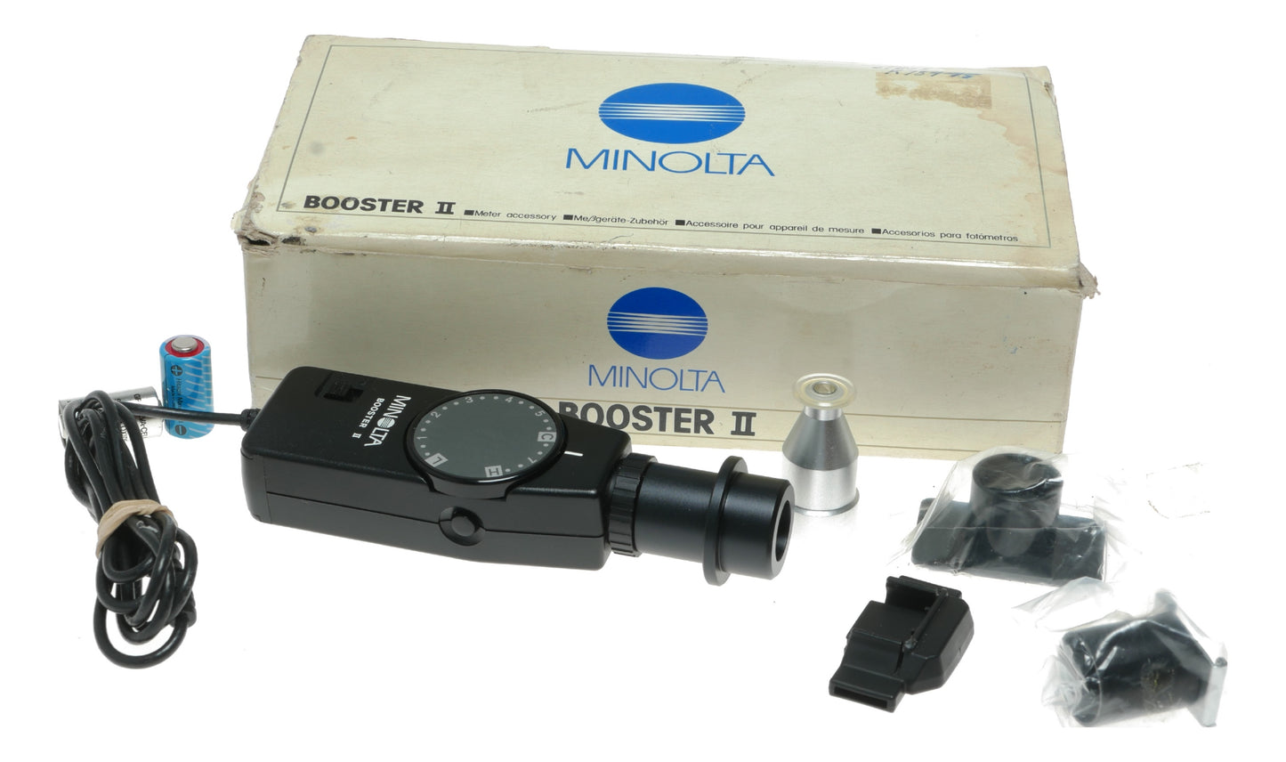 Minolta Booster II Vintage Camera Light Meter Accessory