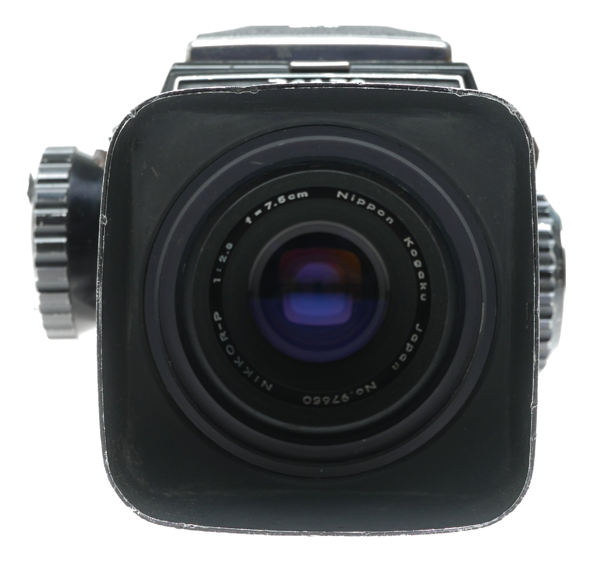 Bronica Zenza Bronica S2A Medium Format Film Camera with Nikkor-P 75mm f/2.8 Lens