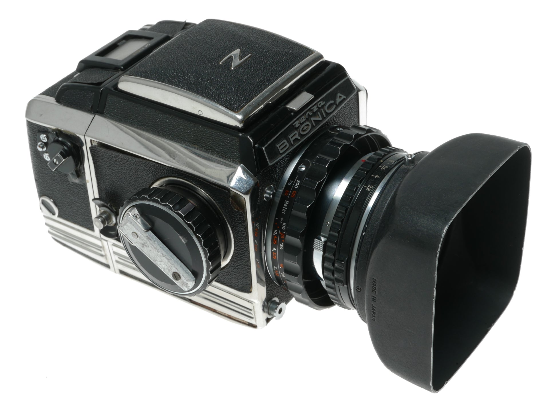 Bronica Zenza Bronica S2A Medium Format Film Camera with Nikkor-P 75mm f/2.8 Lens - View 10