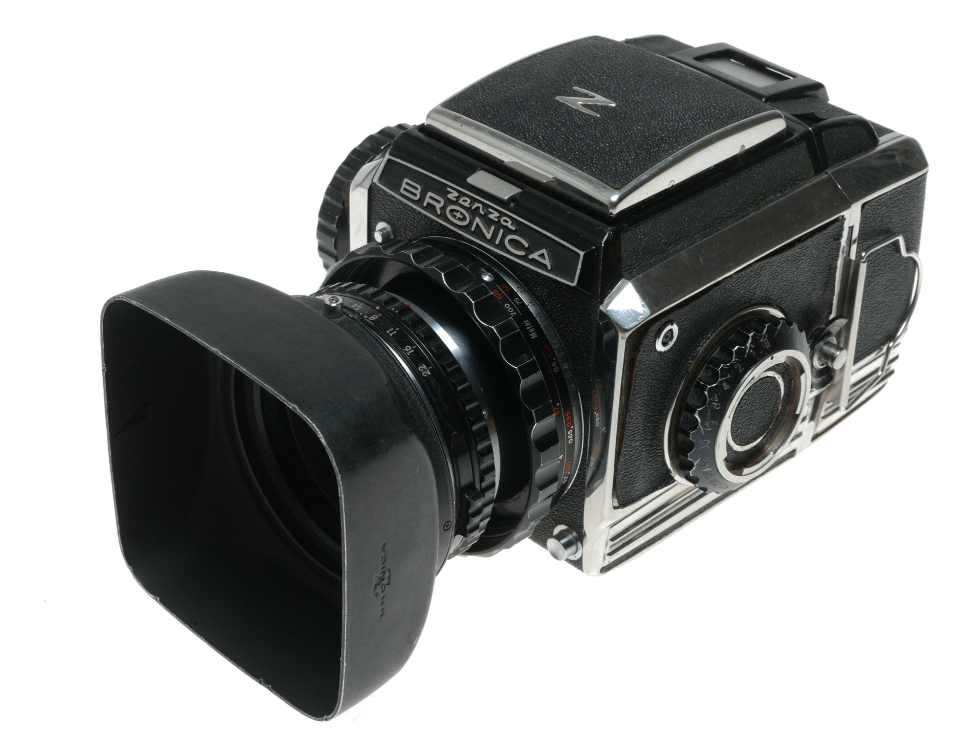 Bronica Zenza Bronica S2A Medium Format Film Camera with Nikkor-P 75mm f/2.8 Lens - View 11