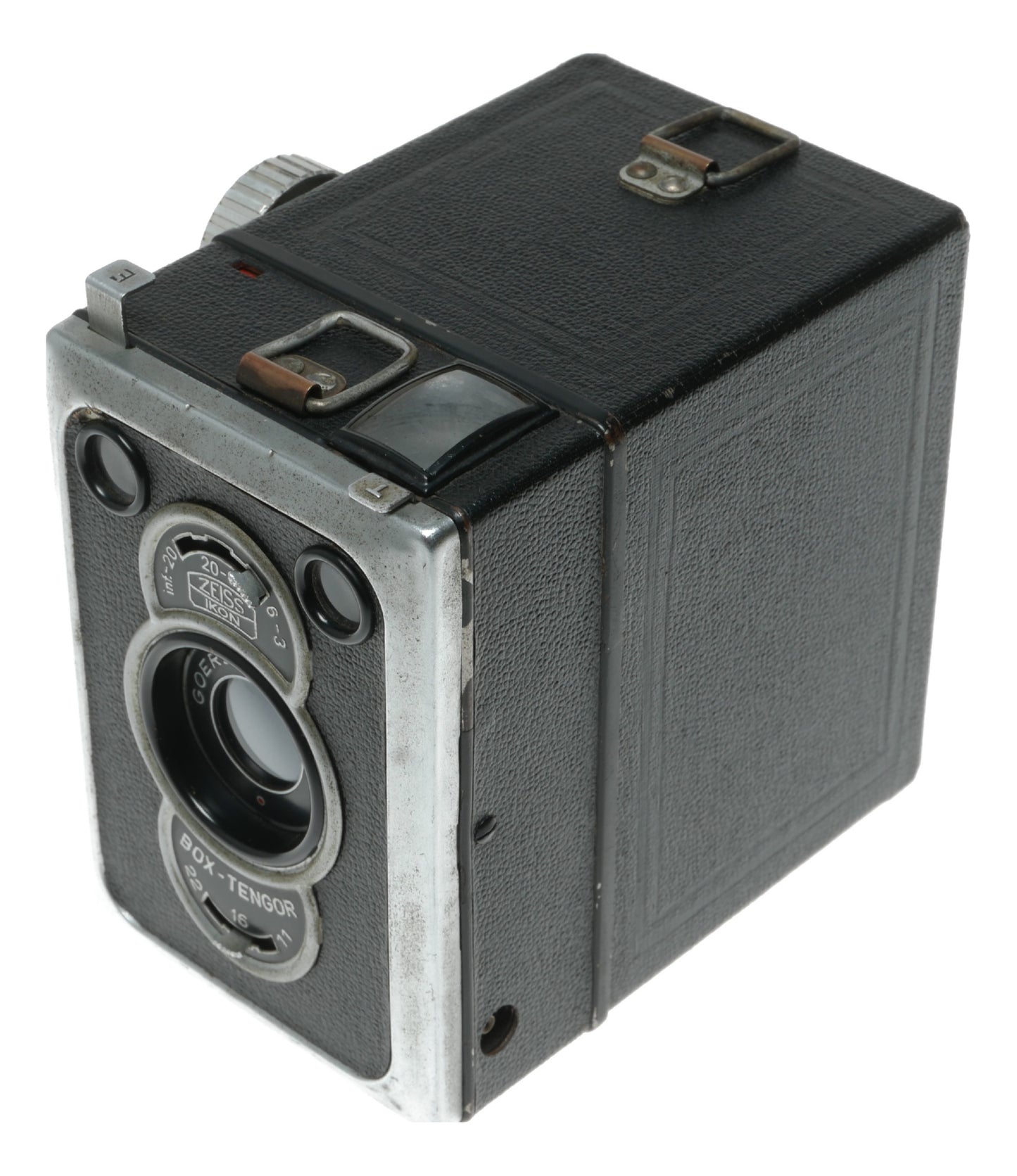 Goerz Frontar Box-Tengor Vintage Film Camera with Zeiss Ikon Int-20 Lens - View 2