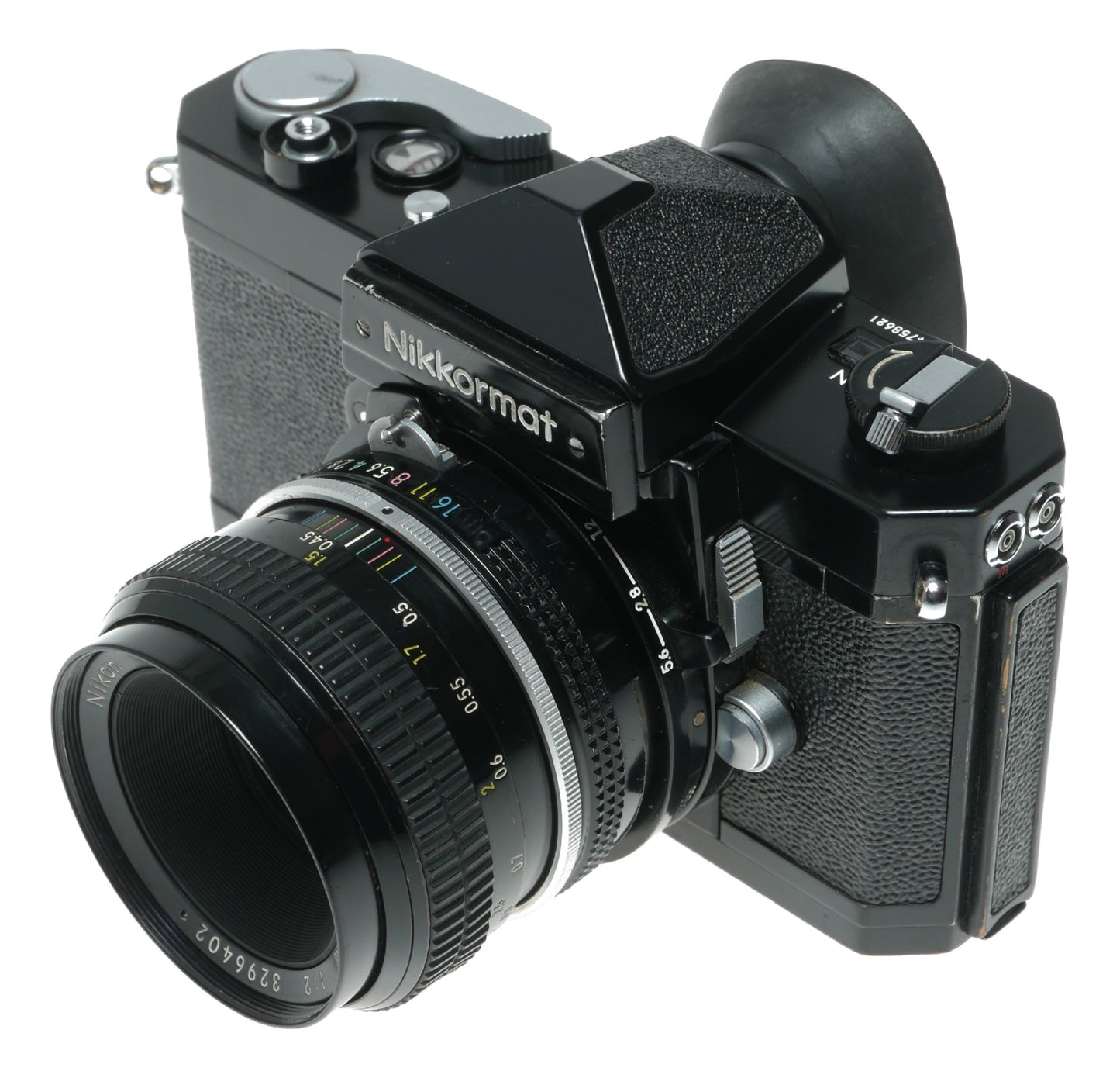 Nikkormat FT Vintage SLR Camera with Nikon NIKKOR 50mm f/2 Lens - View 2