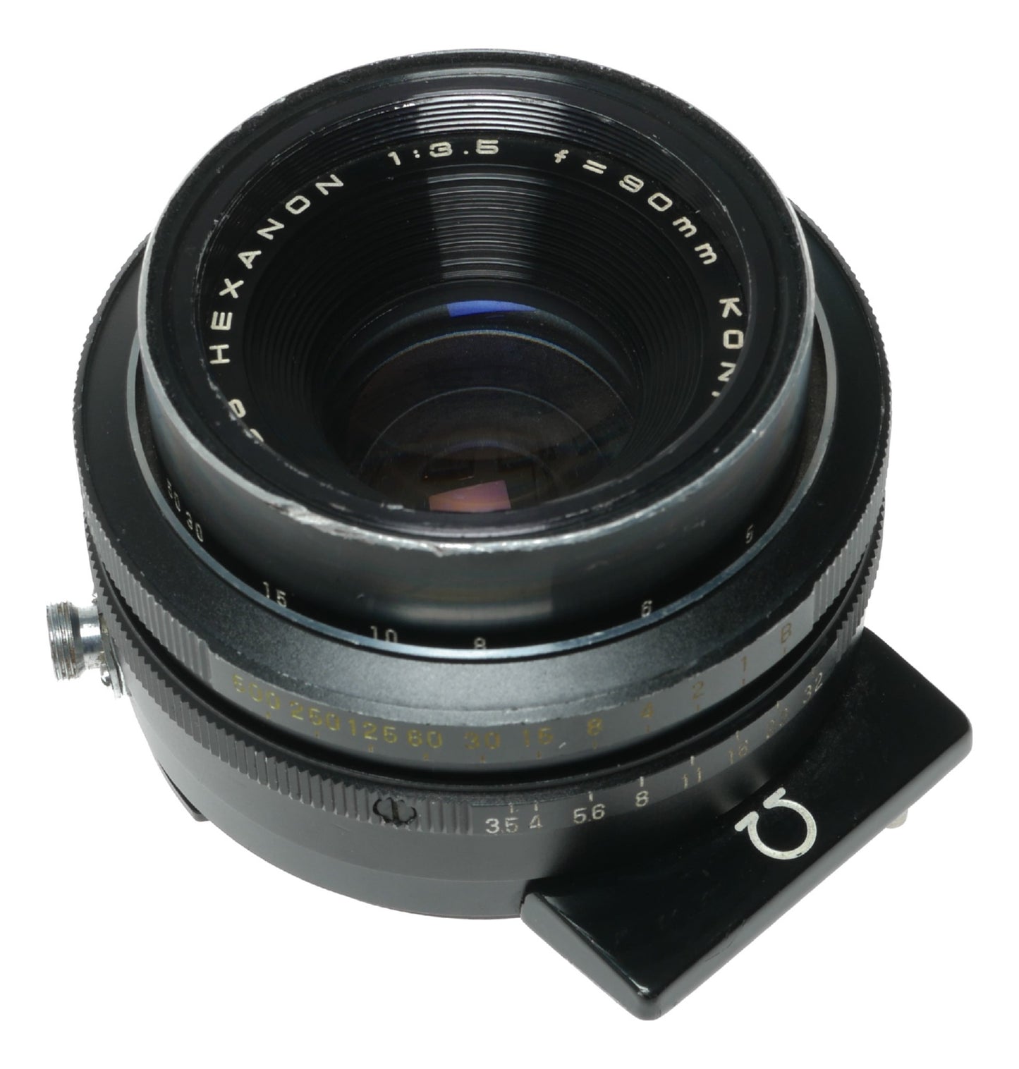 Konica Omega Hexanon 90mm f/3.5 Vintage Rangefinder Camera Lens Made in Japan - View 5