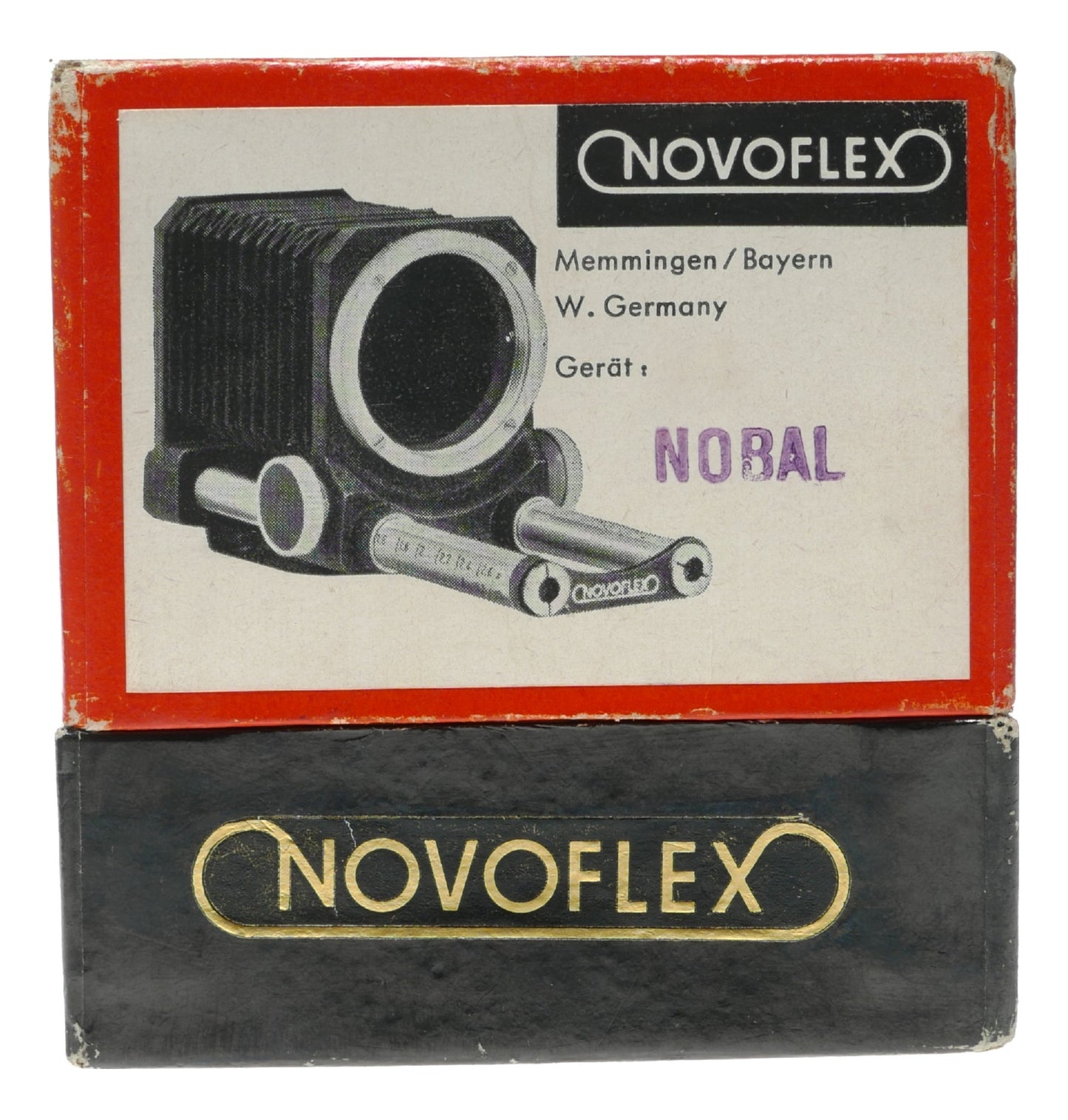Novoflex Nobal Vintage Camera with 135mm and 50mm Lenses from West Germany - View 2