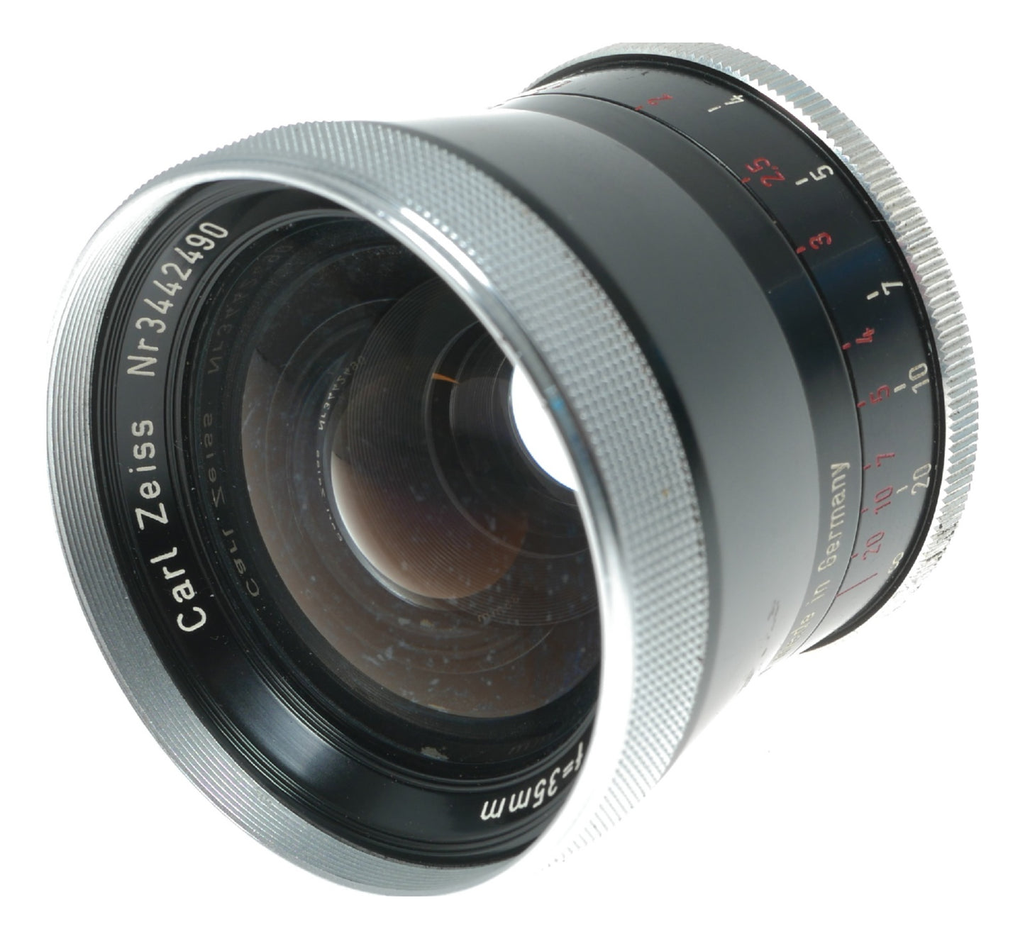 Carl Zeiss Pro-Tessar 35mm f/3.2 Vintage Camera Lens Made in Germany - View 5