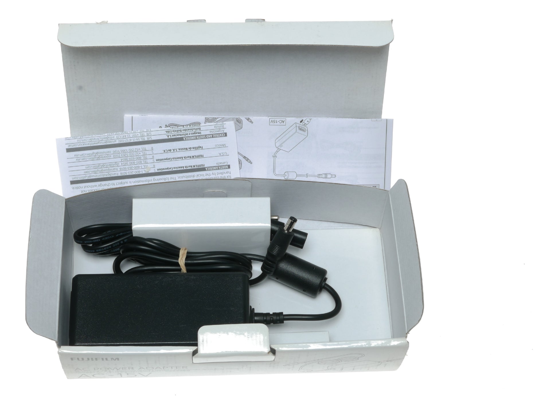 Fujifilm AC-15V AC Power Adapter for Cameras, 15V 2.3A Output, 100-240V Input - View 2