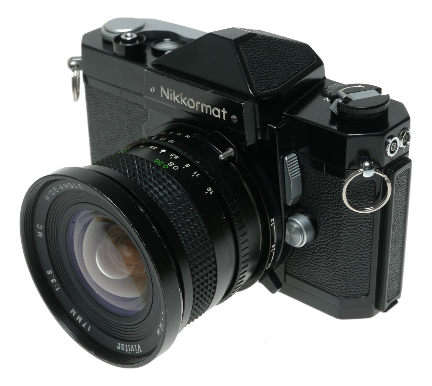 Nikkormat 17mm f/3.5 MC Wide-Angle Lens Vintage Nikon Japan - View 2