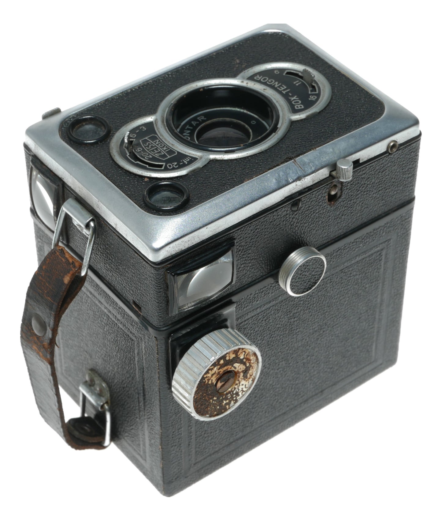 Zeiss Ikon Box-Tengor Vintage Film Camera with Goerz Frontar Lens - View 11