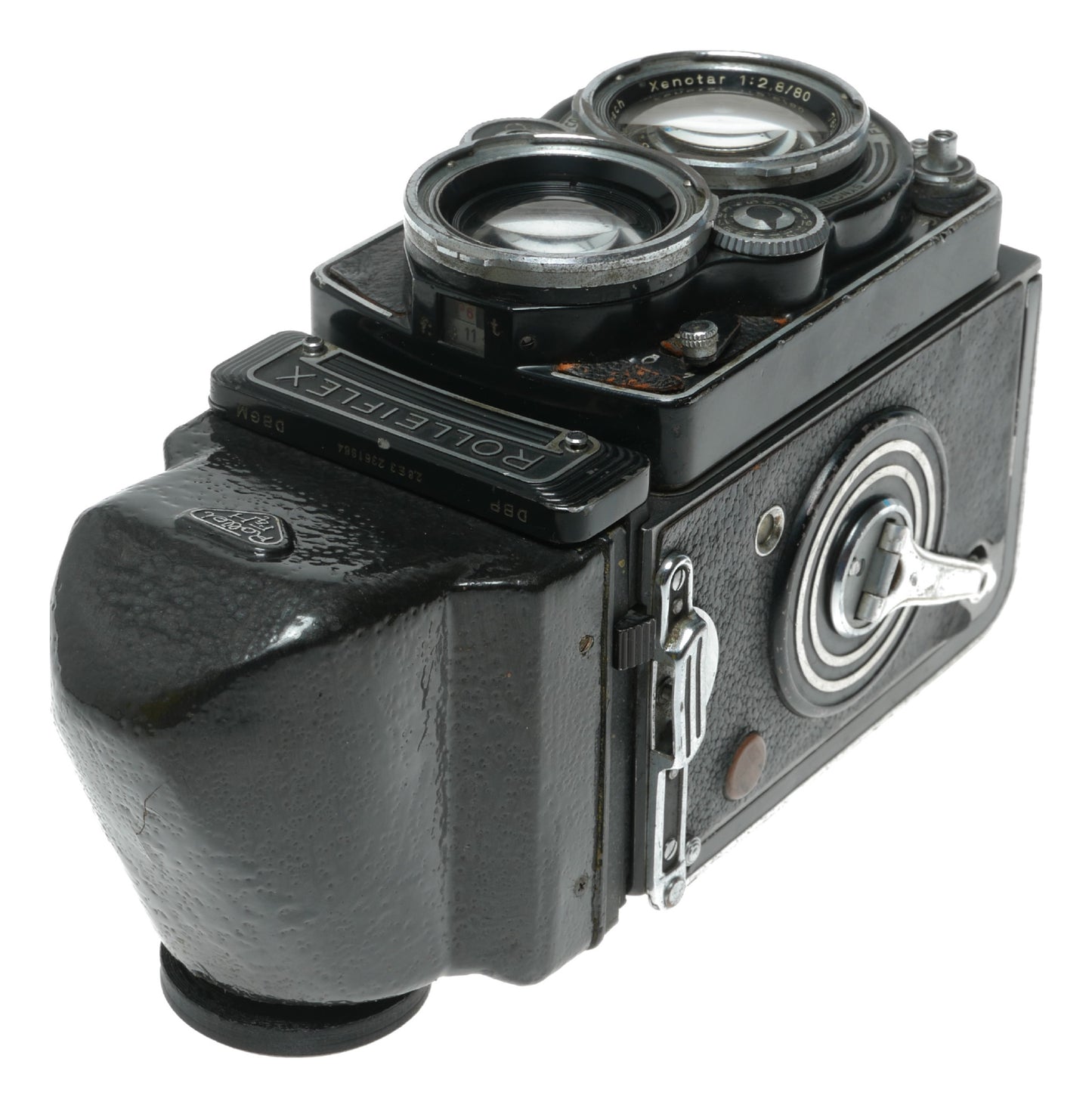 Rollei Rolleiflex Vintage TLR Camera with Schneider-Kreuznach Xenotar 80mm f/2.8 Lens - View 3