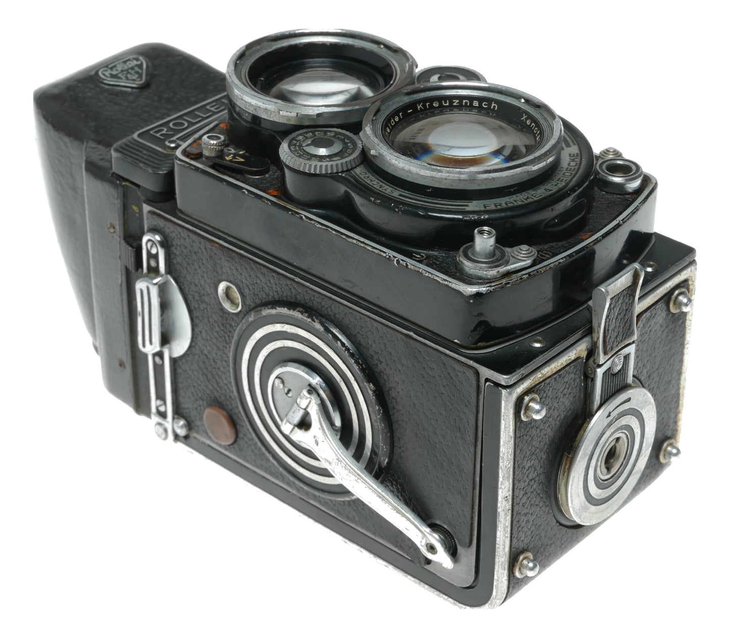 Rollei Rolleiflex Vintage TLR Camera with Schneider-Kreuznach Xenotar 80mm f/2.8 Lens - View 4