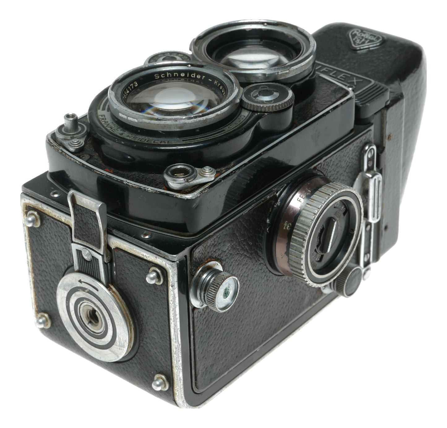 Rollei Rolleiflex Vintage TLR Camera with Schneider-Kreuznach Xenotar 80mm f/2.8 Lens - View 5