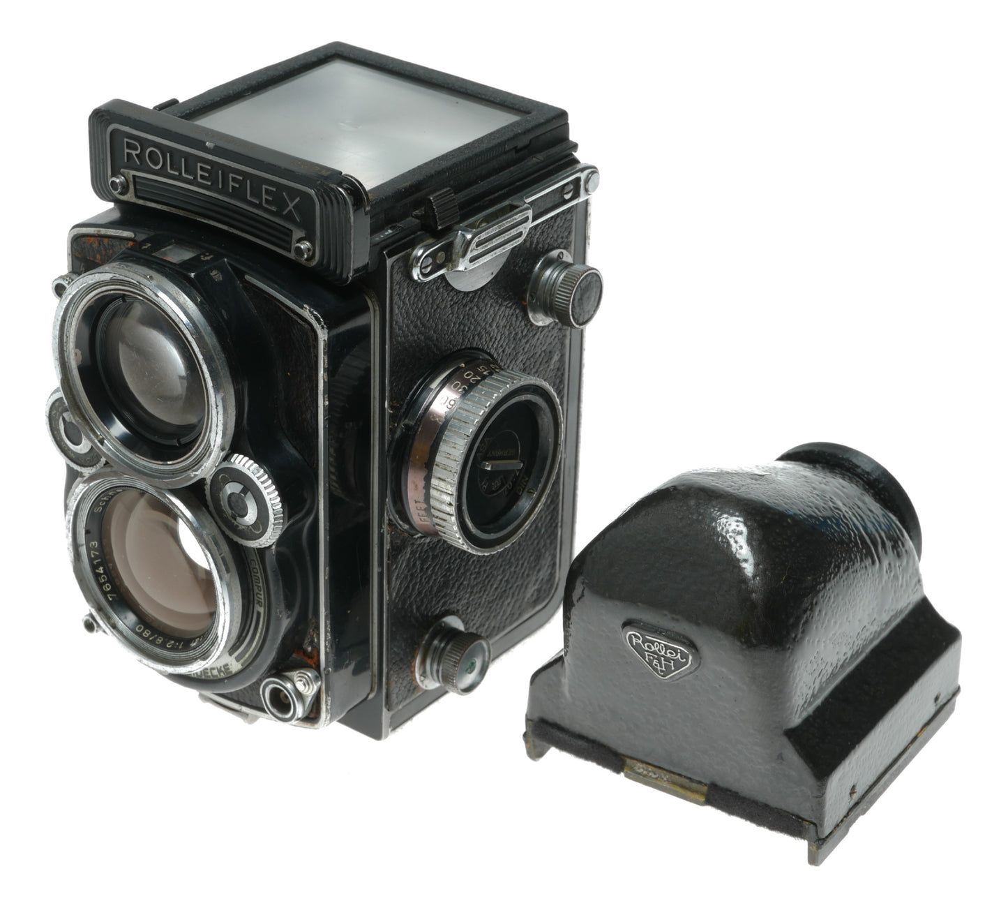 Rollei Rolleiflex Vintage TLR Camera with Schneider-Kreuznach Xenotar 80mm f/2.8 Lens - View 8