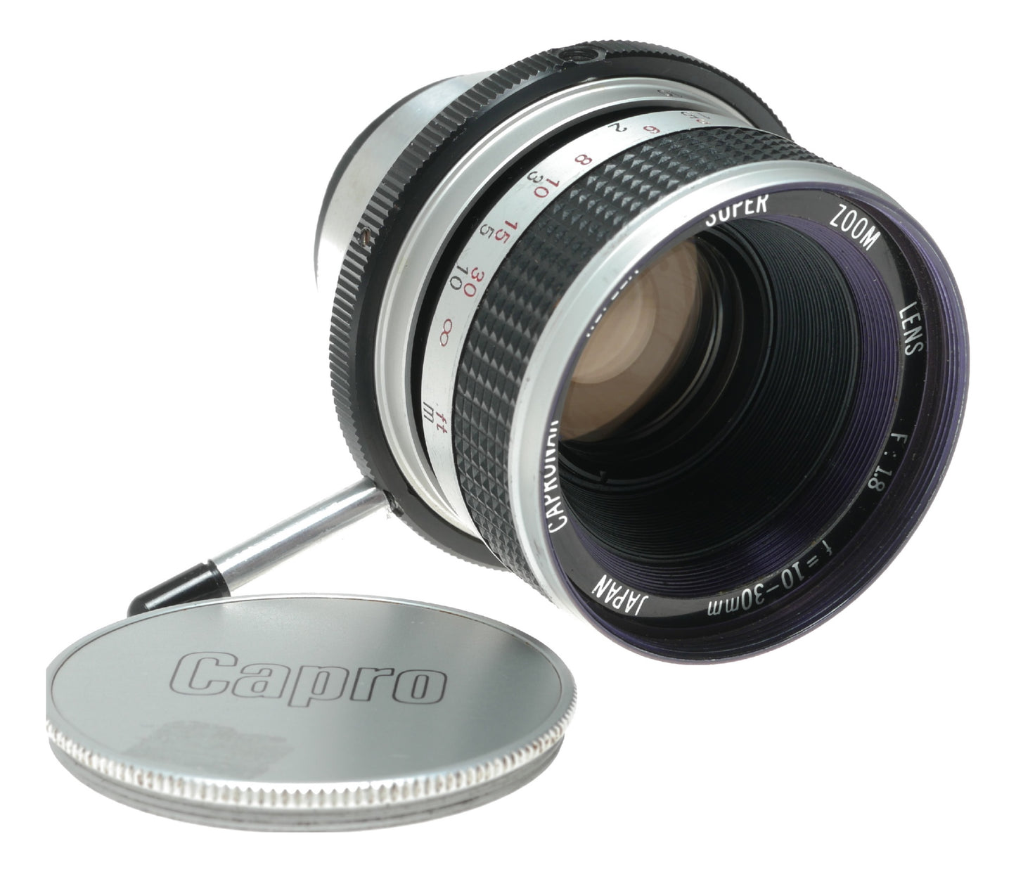 Capronar Reflex Super Zoom Lens f/1.8 10-30mm Vintage Japanese Camera Lens
