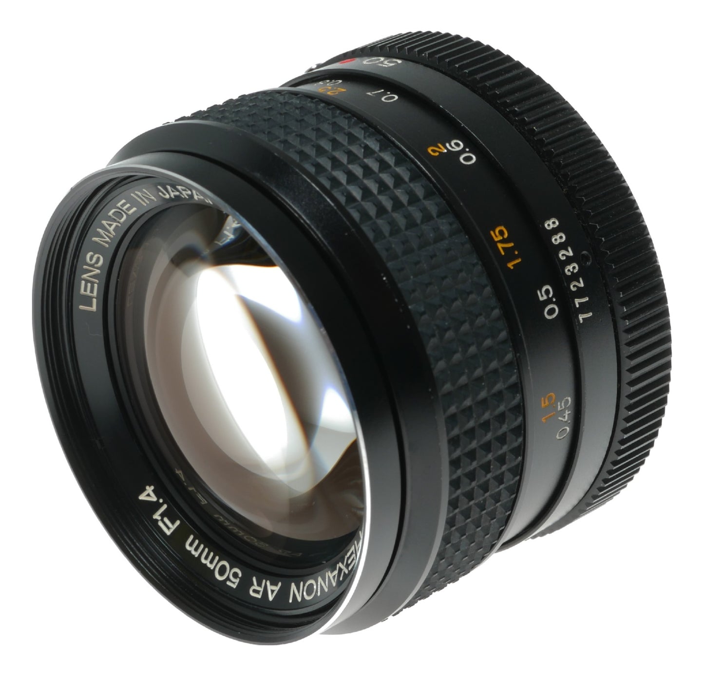 Konica Hexanon AR 50mm f/1.4 Vintage Camera Lens Made in Japan - View 5