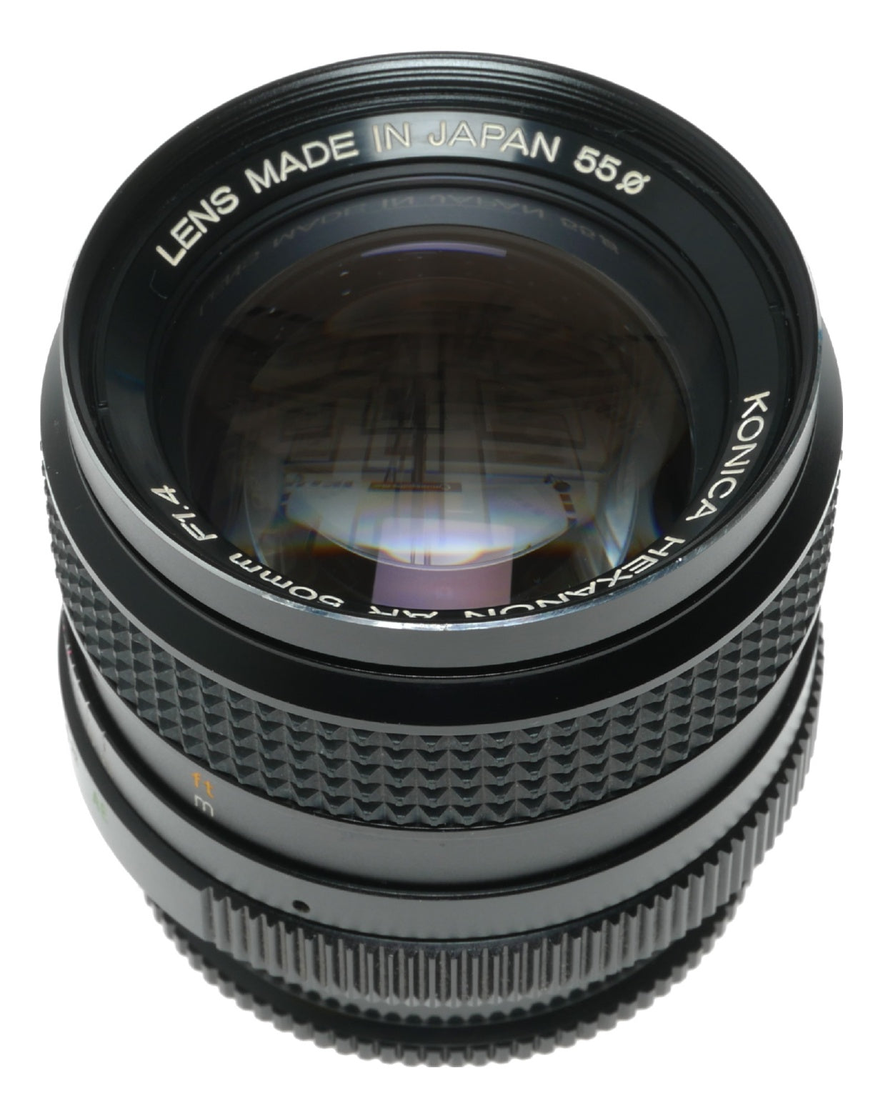 Konica Hexanon AR 50mm f/1.4 Vintage Camera Lens Made in Japan - View 8