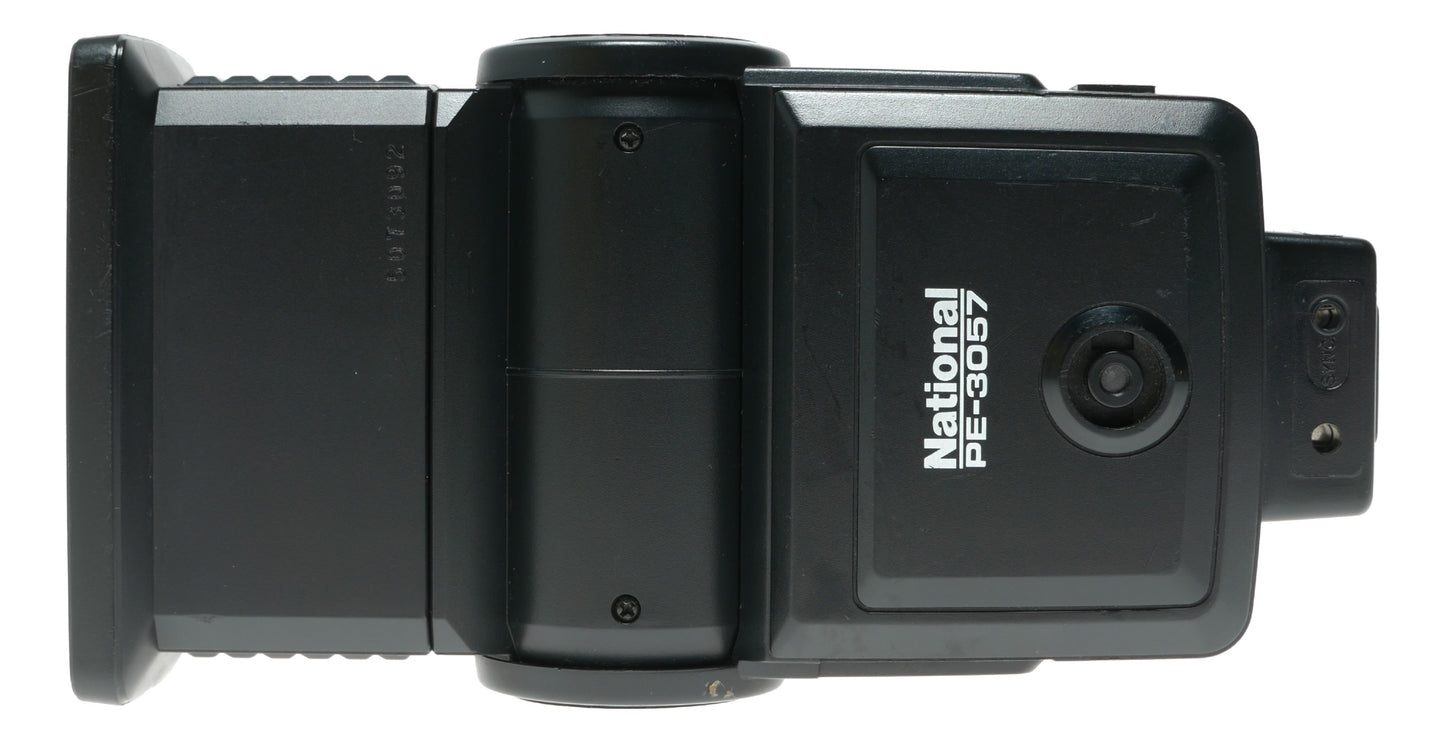 National PE-3057 Vintage Film Camera with Manual and Auto Exposure Settings, Made in Japan - View 4