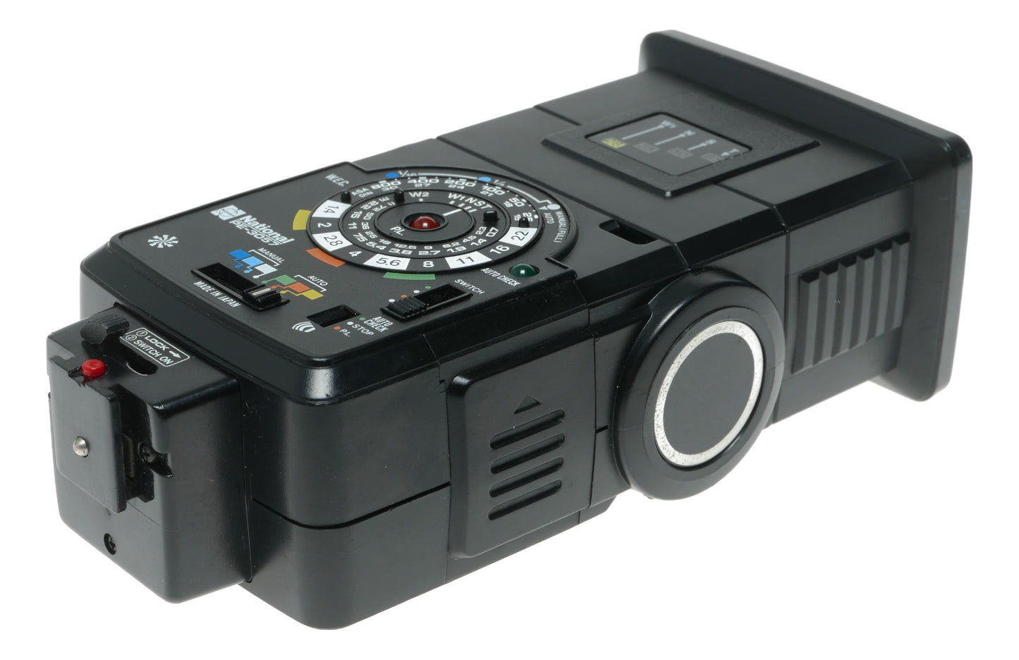 National PE-3057 Vintage Film Camera with Manual and Auto Exposure Settings, Made in Japan - View 6