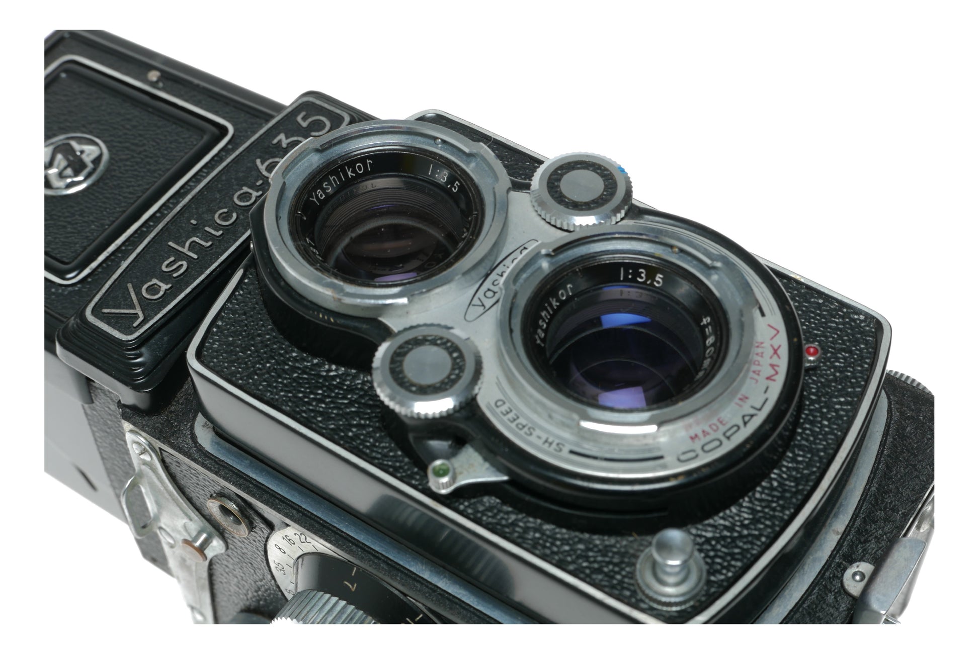 Yashica-635 Vintage TLR Camera with Yashinon 80mm f/3.5 Lens, Made in Japan - View 6