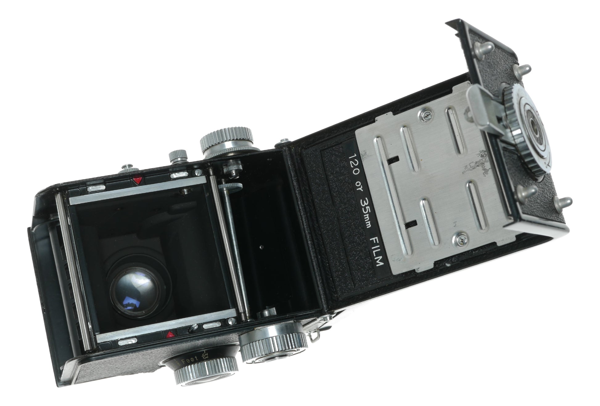 Yashica-635 Vintage TLR Camera with Yashinon 80mm f/3.5 Lens, Made in Japan - View 10