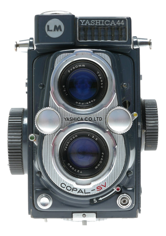 Yashica 44 Vintage Twin Lens Reflex Camera with Yashinon 50mm f/3.5 Lens for 127 Film