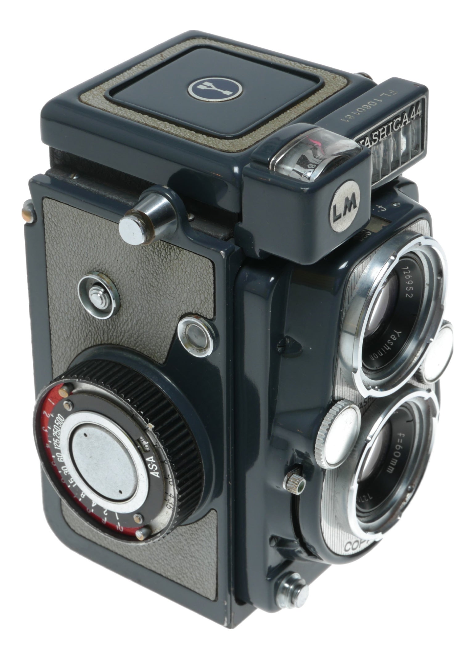 Yashica 44 Vintage Twin Lens Reflex Camera with Yashinon 50mm f/3.5 Lens for 127 Film - View 4