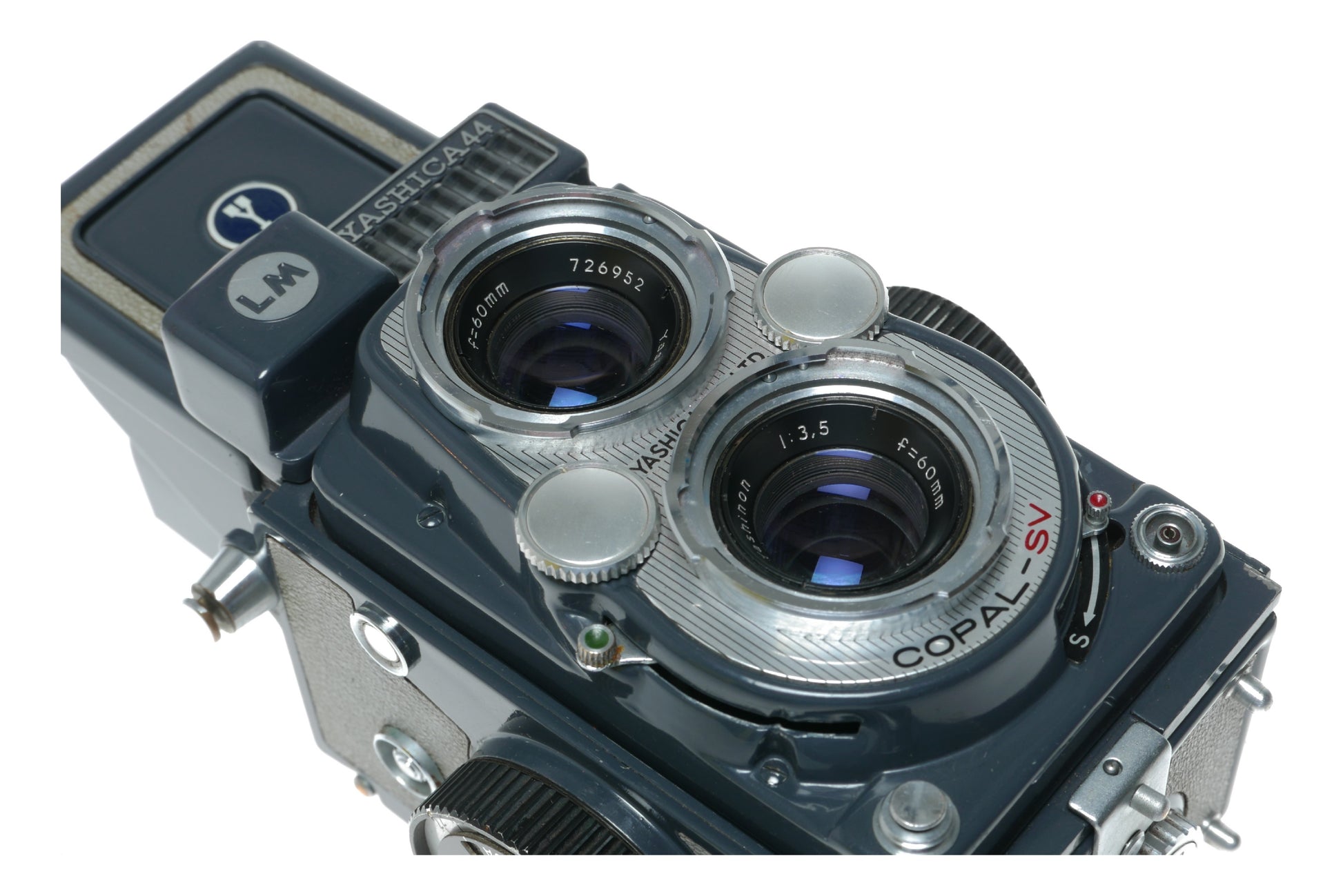 Yashica 44 Vintage Twin Lens Reflex Camera with Yashinon 50mm f/3.5 Lens for 127 Film - View 9