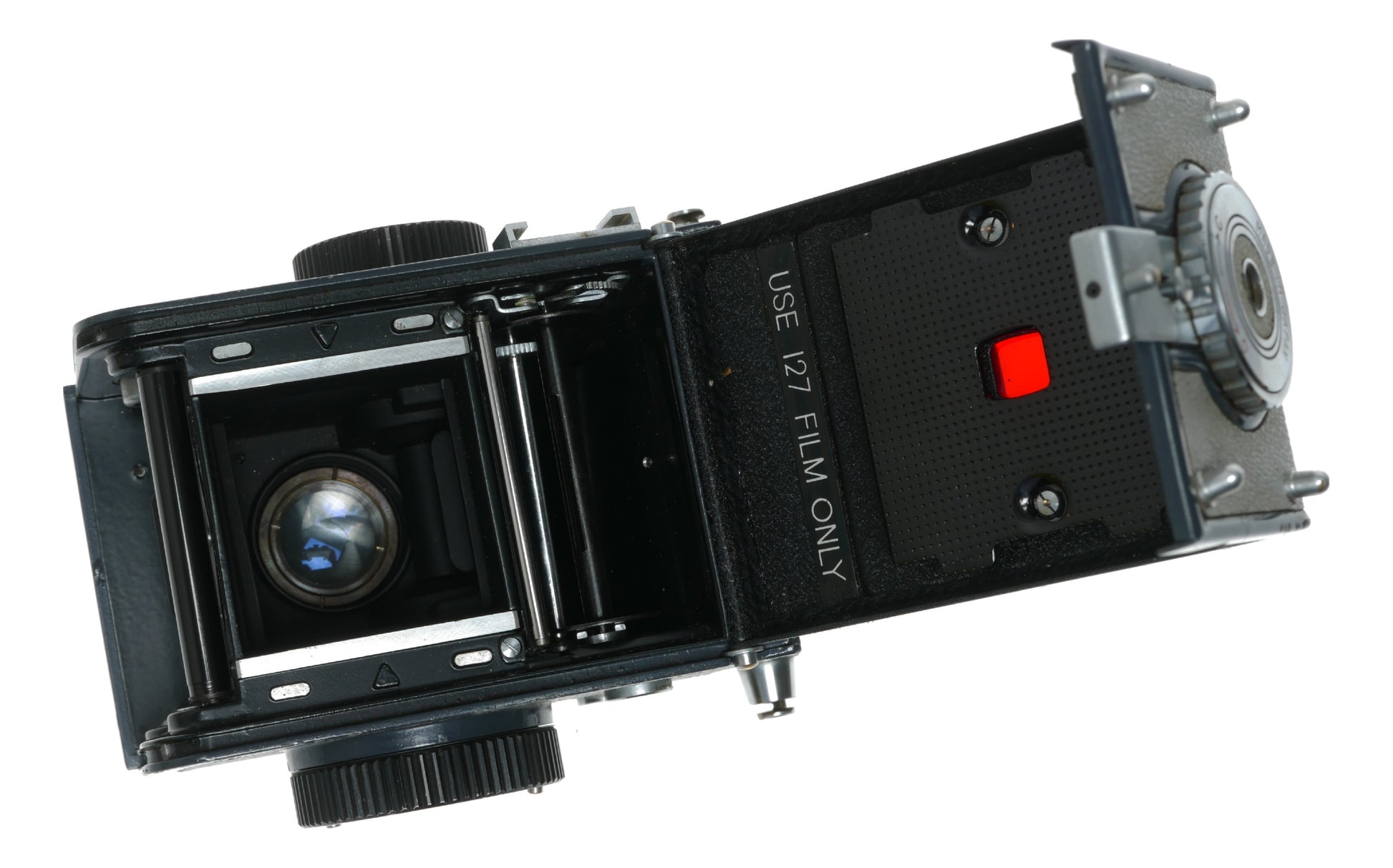 Yashica 44 Vintage Twin Lens Reflex Camera with Yashinon 50mm f/3.5 Lens for 127 Film - View 12