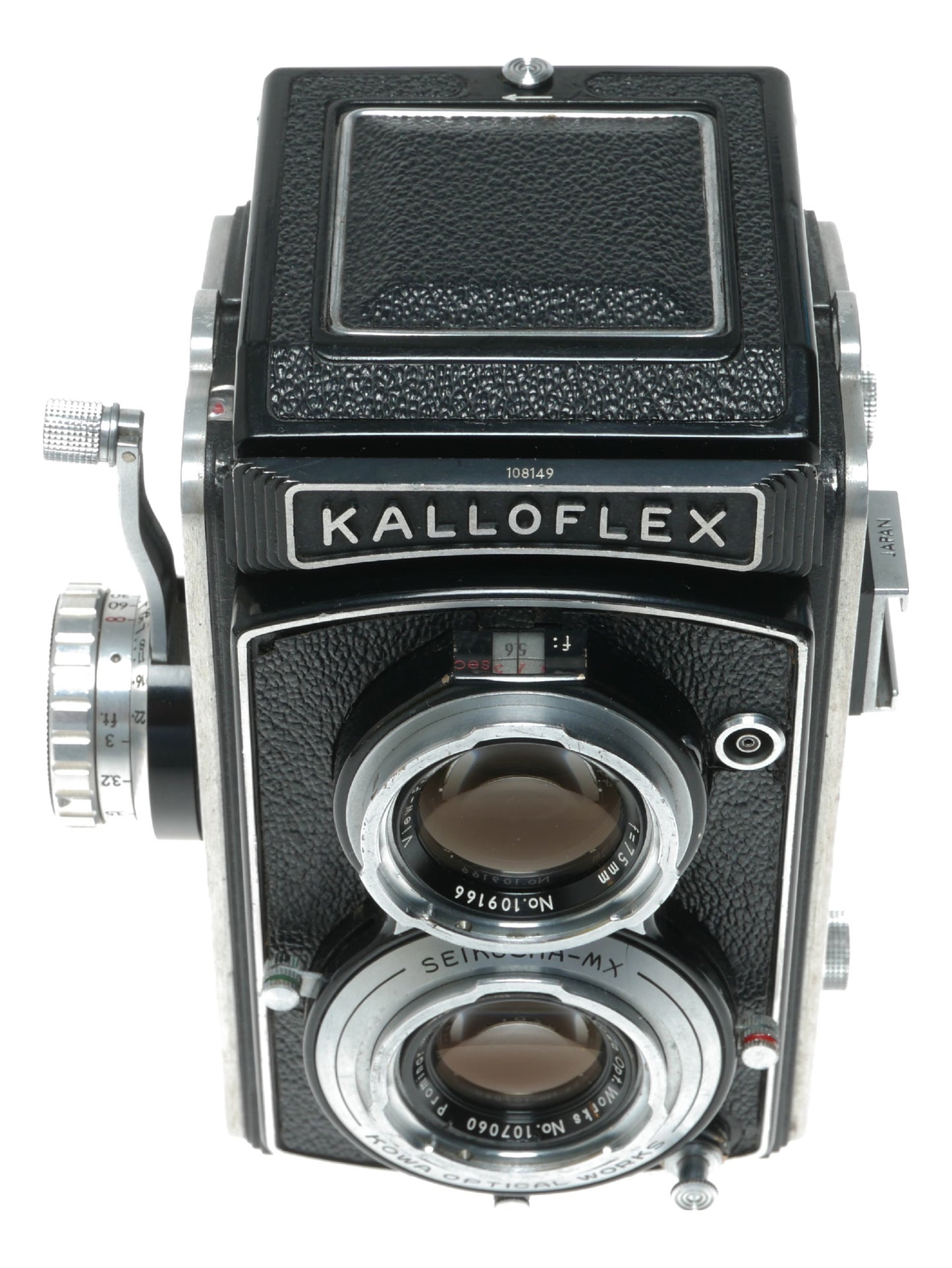 Kalloflex Vintage TLR Camera with Kowa Optical Works 75mm f/3.5 Seikosha-MX Lens - View 3
