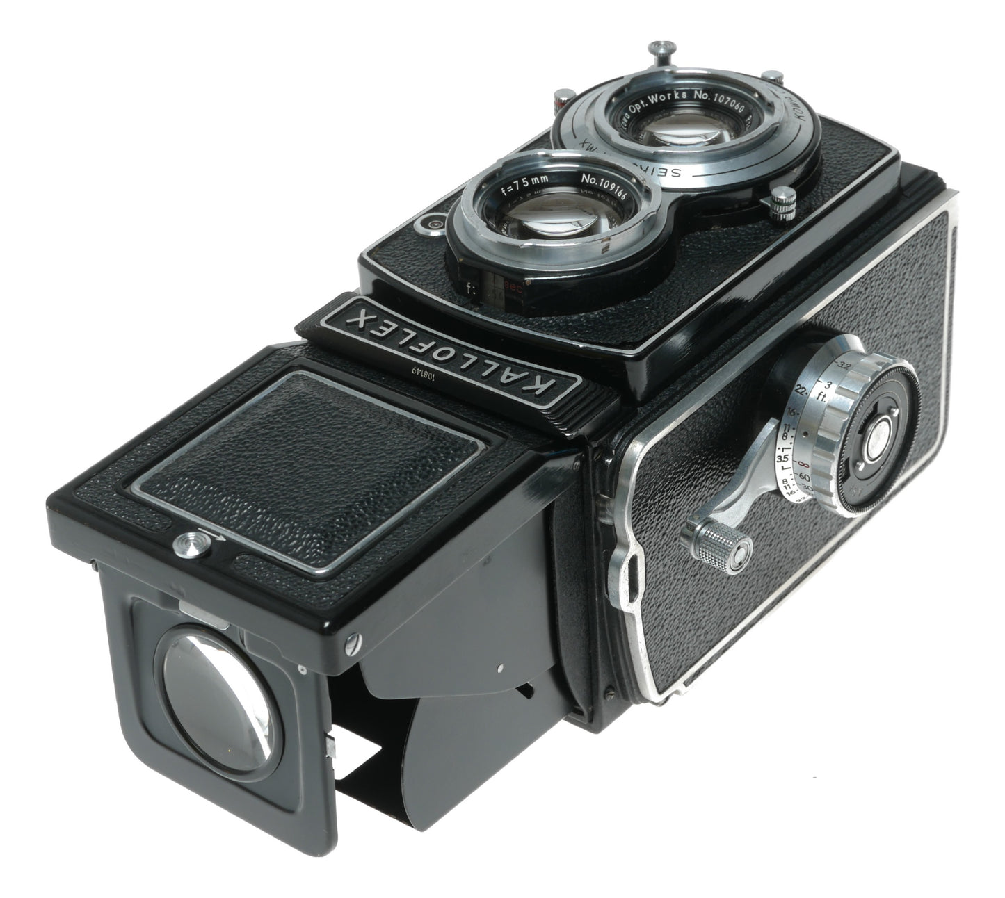 Kalloflex Vintage TLR Camera with Kowa Optical Works 75mm f/3.5 Seikosha-MX Lens - View 7