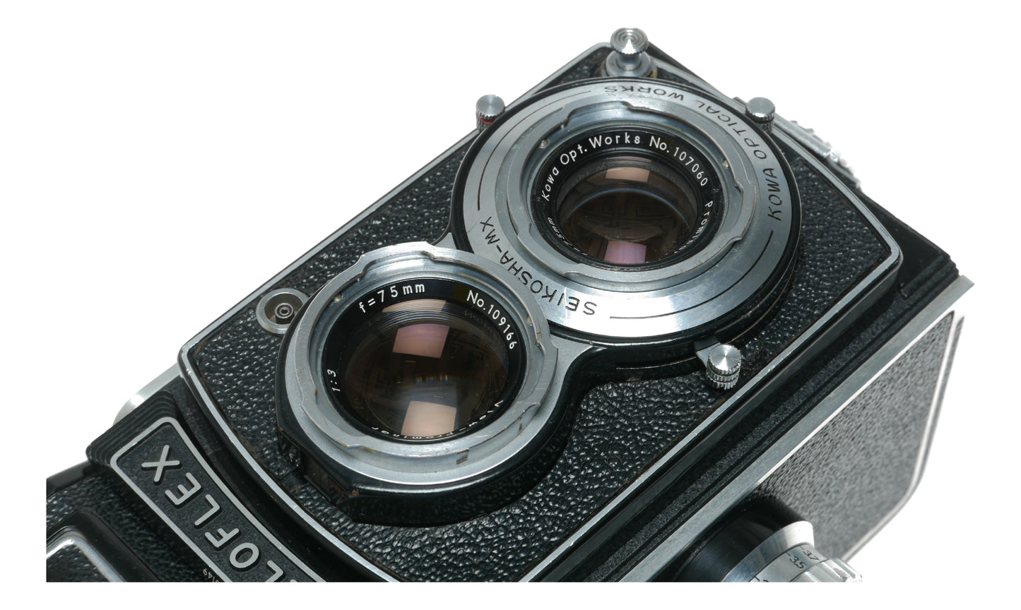 Kalloflex Vintage TLR Camera with Kowa Optical Works 75mm f/3.5 Seikosha-MX Lens - View 8