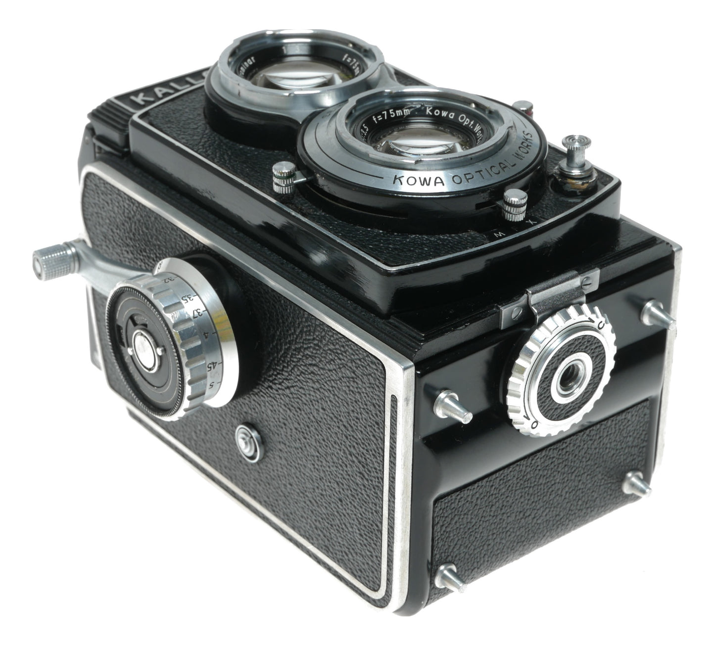 Kalloflex Vintage TLR Camera with Kowa Optical Works 75mm f/3.5 Seikosha-MX Lens - View 10