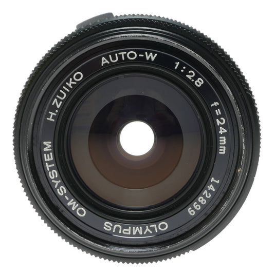 Olympus OM-System Zuiko Auto-W 24mm f/2.8 Vintage Lens Made in Japan - View 3