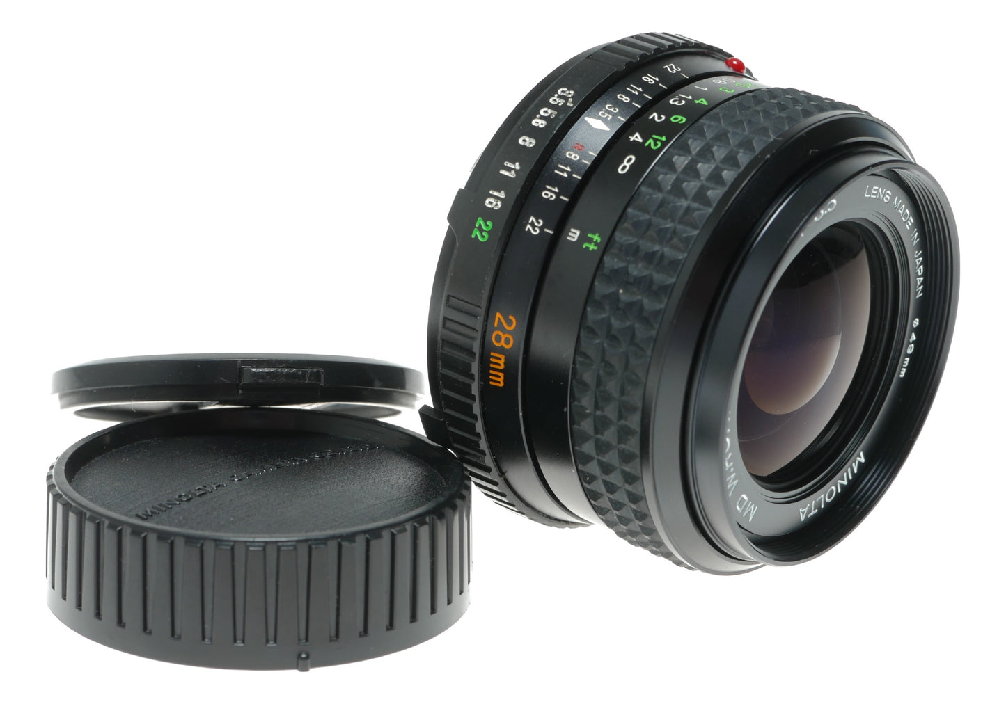 Minolta MD Rokkor 28mm f/3.5 Vintage Prime Lens Made in Japan