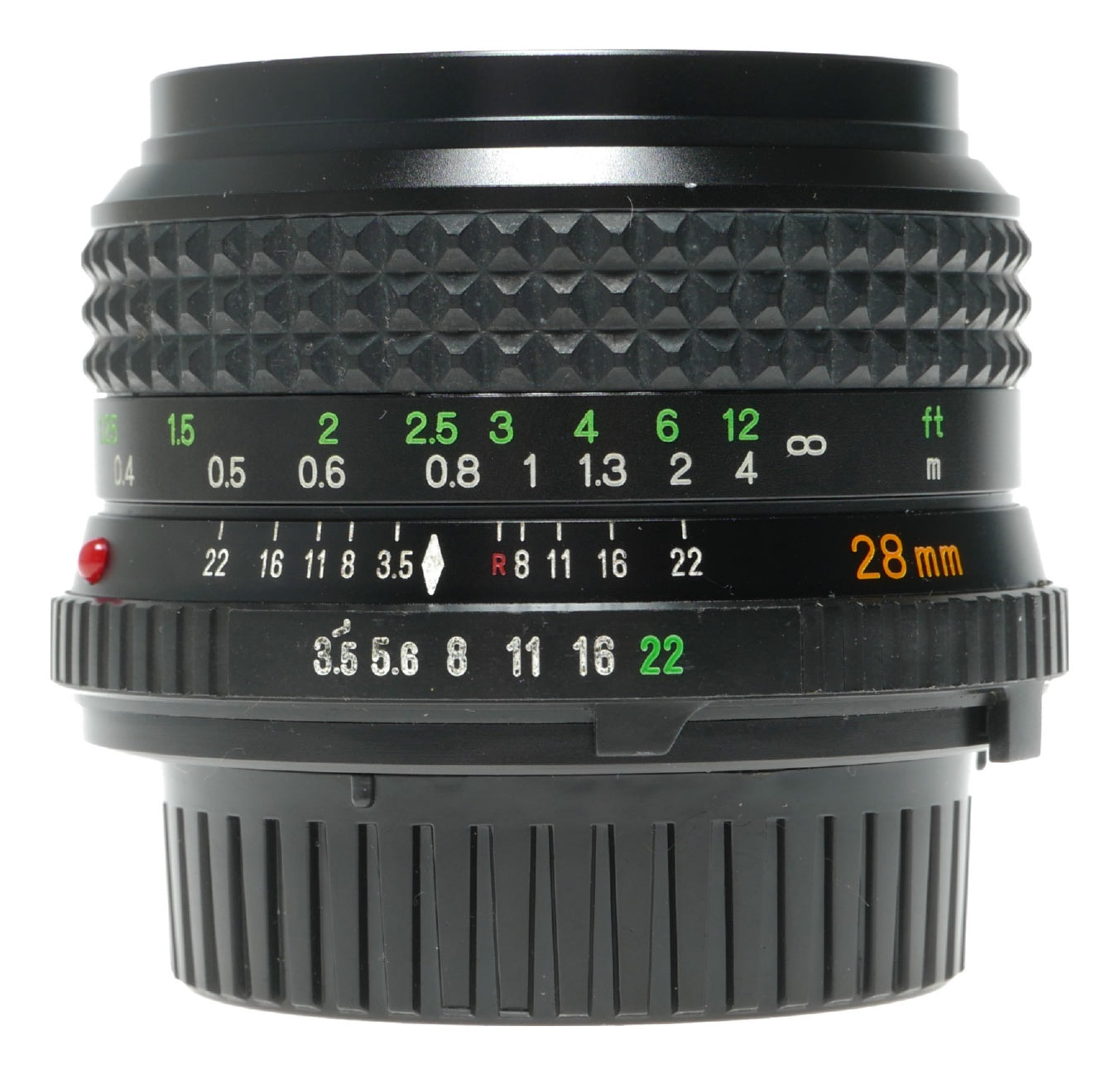Minolta MD Rokkor 28mm f/3.5 Vintage Prime Lens Made in Japan - View 7