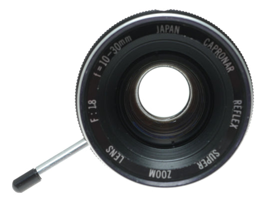 Capronar Reflex Super Zoom Lens f/1.8 10-30mm Vintage Japanese Camera Lens - View 2