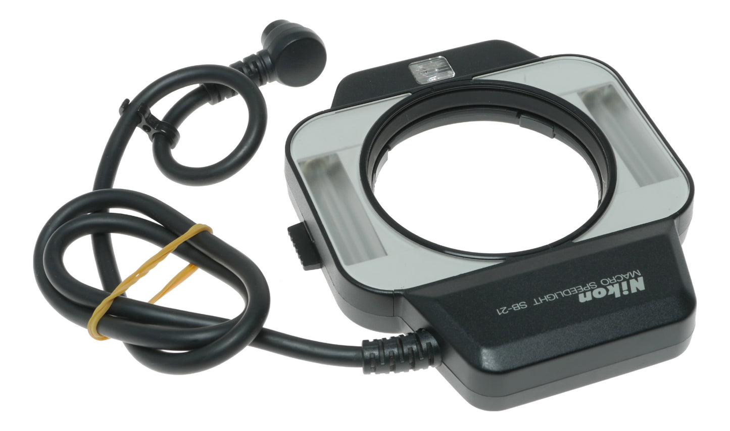 Nikon MACRO SPEEDLIGHT SB-21 Flash Illuminator for Macro Photography, Made in Japan - View 5