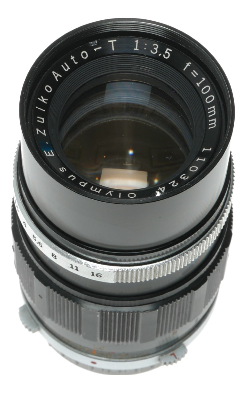 Olympus E. Zuiko Auto-T 100mm f/3.5 Vintage Prime Lens Made in Japan - View 11