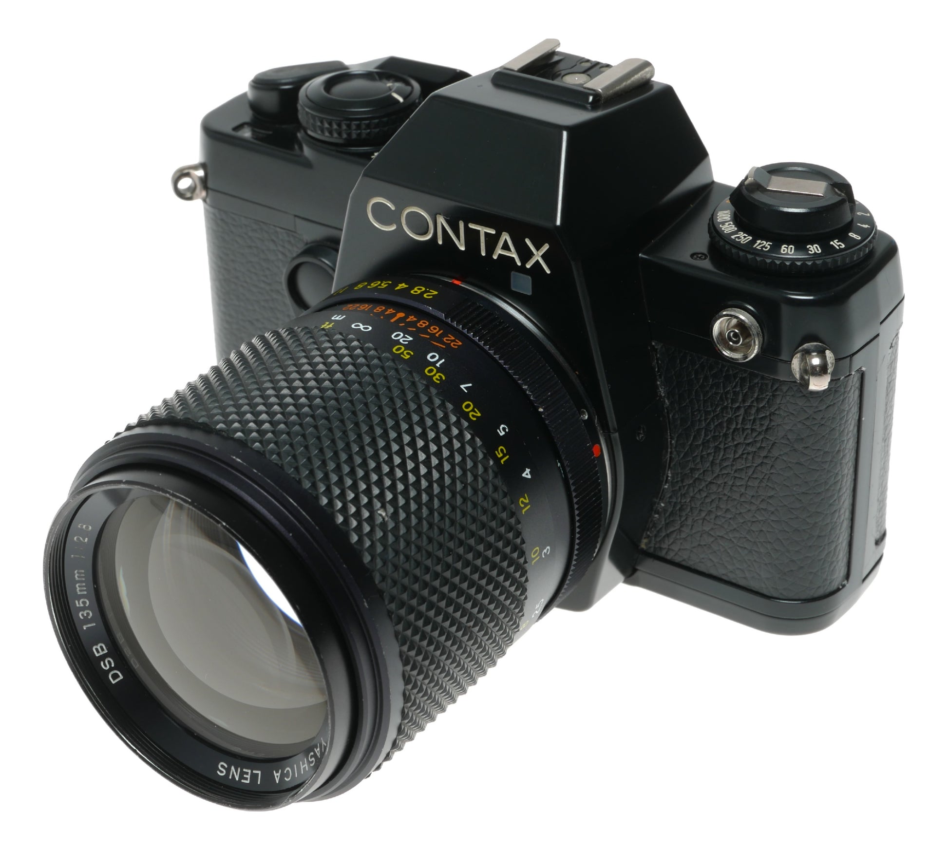 Contax Yashica DS 135mm f/2.8 Vintage SLR Camera Lens Made in Japan - View 2