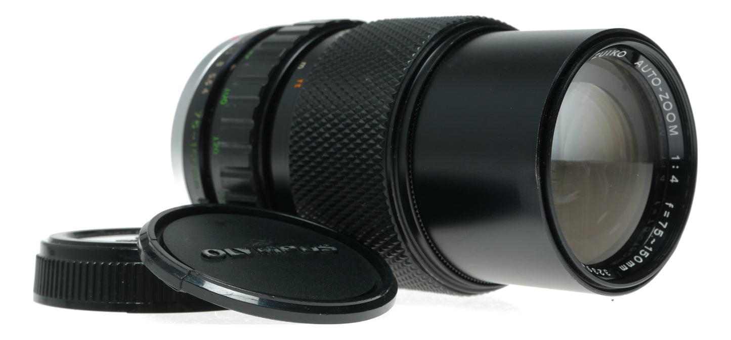 Olympus Zuiko Auto-Zoom 75-150mm f/4 Lens for OM System - Made in Japan