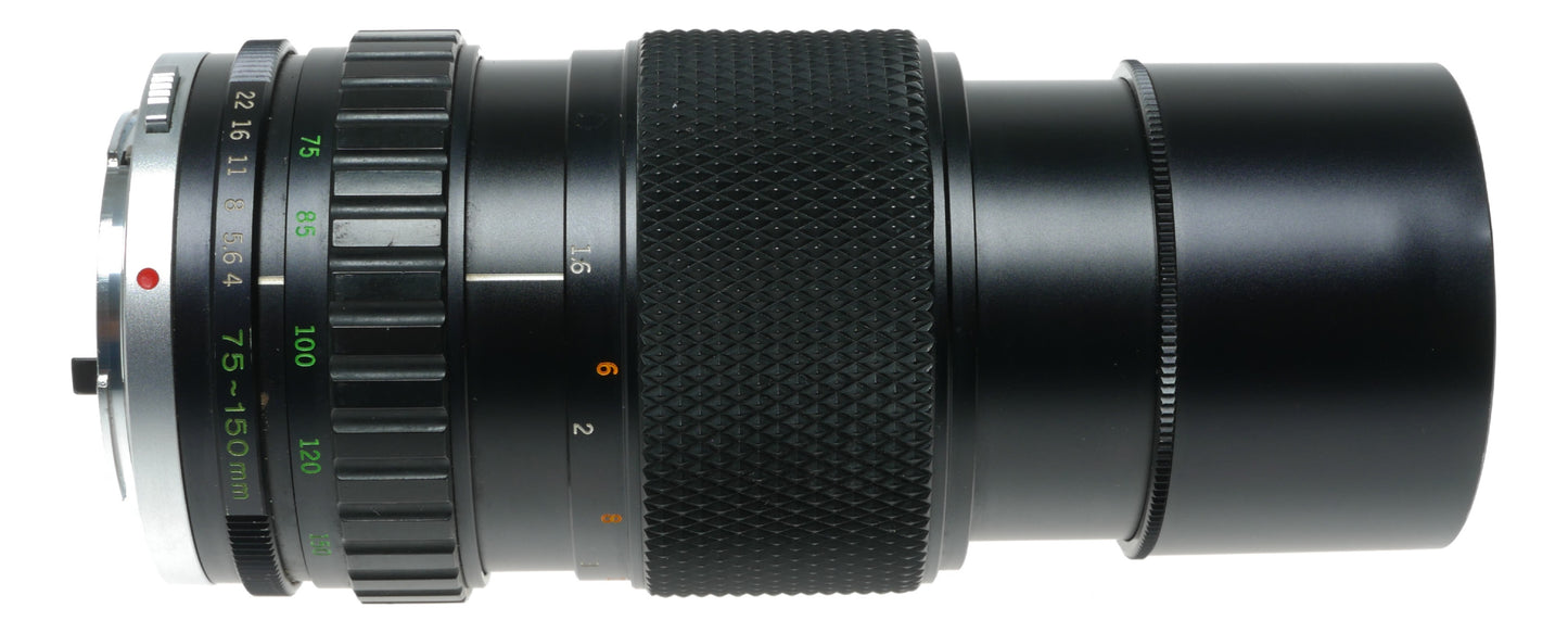 Olympus Zuiko Auto-Zoom 75-150mm f/4 Lens for OM System - Made in Japan - View 8