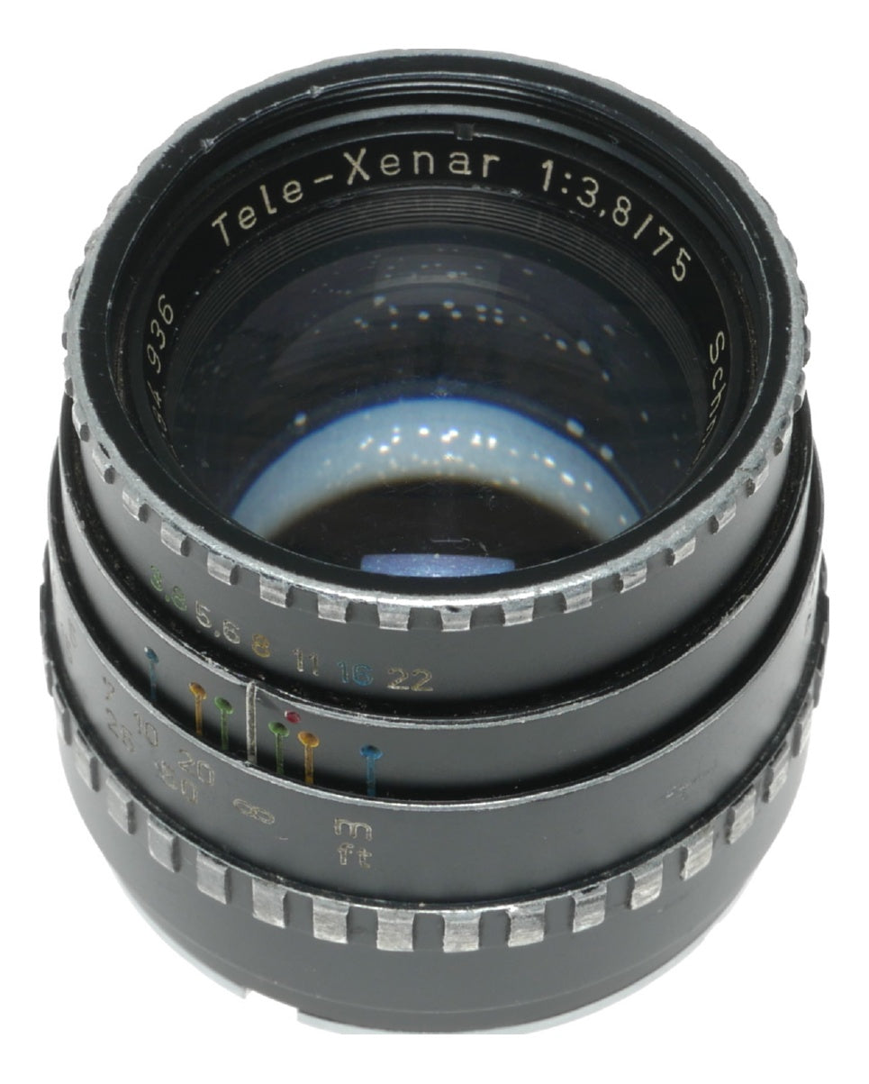 Schneider Tele-Xenar 75mm f/3.8 Vintage German Lens - View 5