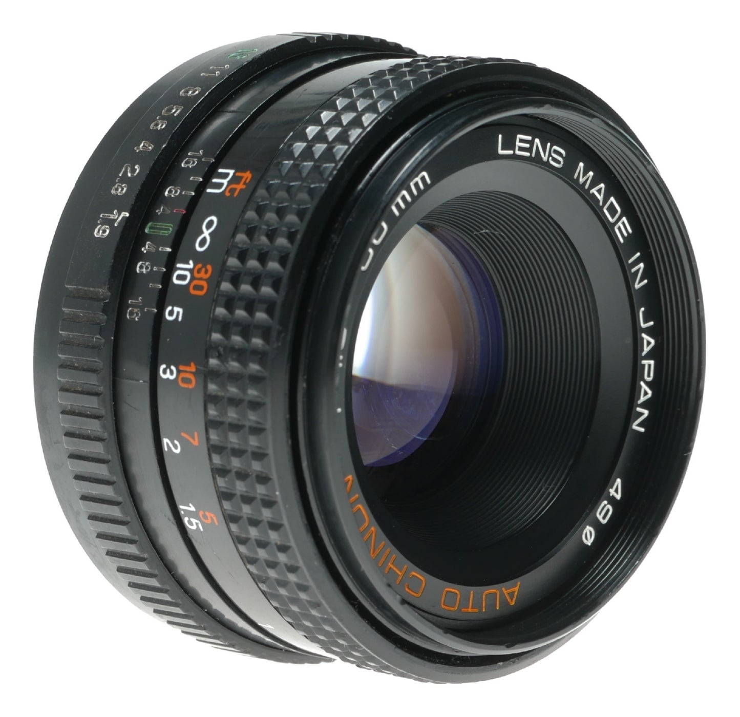 Chinon 50mm f/1.9 Vintage Prime Lens Made in Japan - View 4