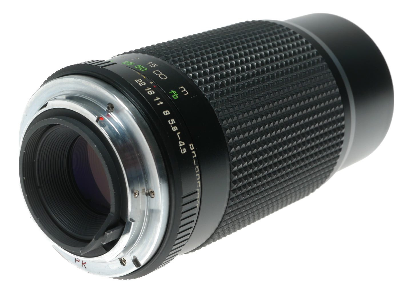 Rokinon 80-200mm f/4.5 Auto Zoom Macro Lens with Skylight Filter, PK Mount, Made in Japan - View 8